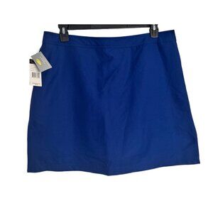 Greg Norman Golf Size 16 Play Dry Collection Royal Blue Skort Pockets NWT